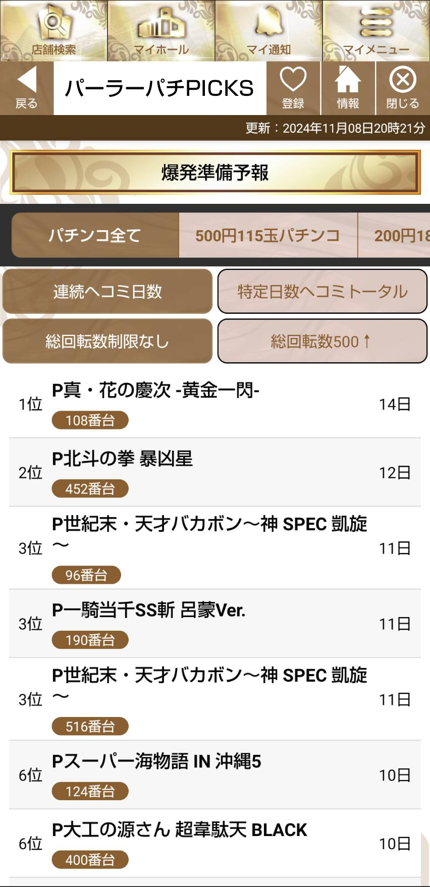 台番末尾ソート