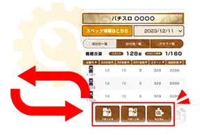 項目別一覧カスタマイズイメージ